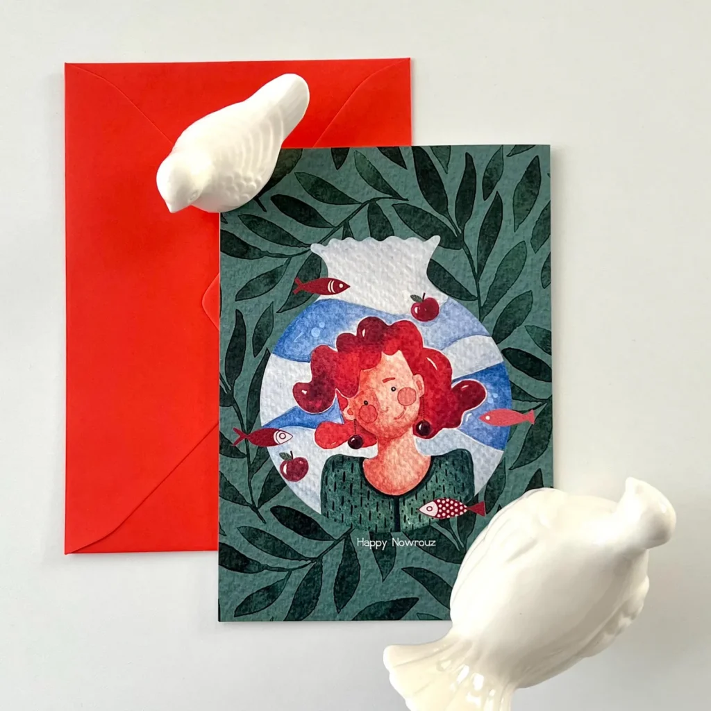 Nowruz Postal Card