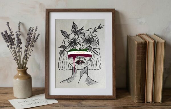 "Wounds to Sprouts" Iranian Women Solidarity Card (A5)