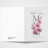 Elegant Orchid Mother’s Day Greeting Card