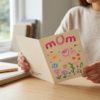 2 Mom Doodle Garden Greeting Card