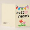Best Mom Colorful Greeting Card