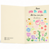 Lieve Mama Colorful Greeting Card Lieve Mama Colorful Doodle Greeting Card