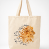 Lion Calligraphy Art Tote Bag