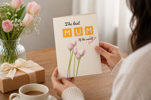 The Best Mum Tulip Greeting Card