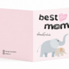 Best Mom Elephant Love Greeting Card
