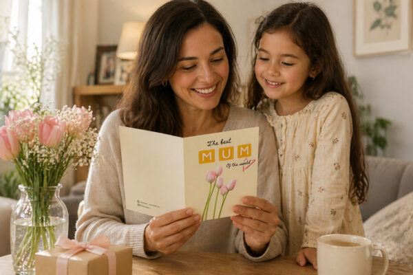 The Best Mum Tulip Greeting Card