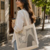 Architectural Calligraphy Art Tote Bag (Tehran Bag)