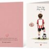 Football Birthday Card – Little Champion (A6)