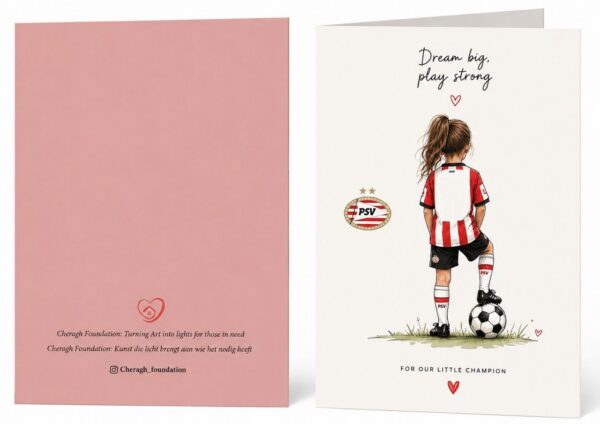 Football Birthday Card – Little Champion (A6)