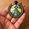 Handmade Brooch – Emerald Heritage